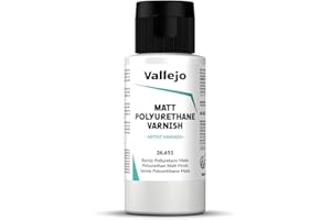 Vallejo - Polyurethane Varnish | Matt Finish 60 ml. (2.02 fl.oz.) | Extraordinary Hardness & Permanence | Create a Perfect Cl