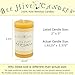 Bee Hive Candles 100% Pure Beeswax Pillar Candle (2