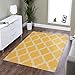 Sweet Home Stores BCF1921-5X7 Rug, Yellow