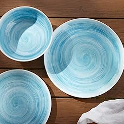 Amazon Basics 12-Piece Melamine Dinnerware Set