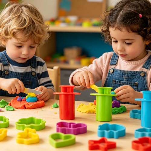 SZSMW 23 Piece Modelling Clay Accessories – Suitable for Early Learning Families, Kindergartens and Kindergartens