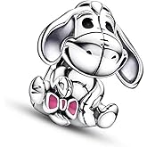 PAGOGO Jewelry Man Cartoon Animals Charms 925 Sterling Silver with Cubic Zirconia for Women Bracelets and Necklaces,Christmas Mother for Women