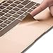 CaseBuy Palm Rest Cover Skin with Trackpad Protector for New Macbook 12 Inch A1534 with Retina Display (2015/2016 NEWEST VERSION)(Golden)