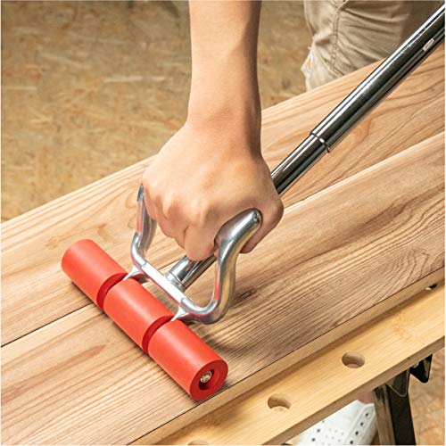 POWERTEC 71033 Extendable Wall and Floor Roller for Vinyl Flooring