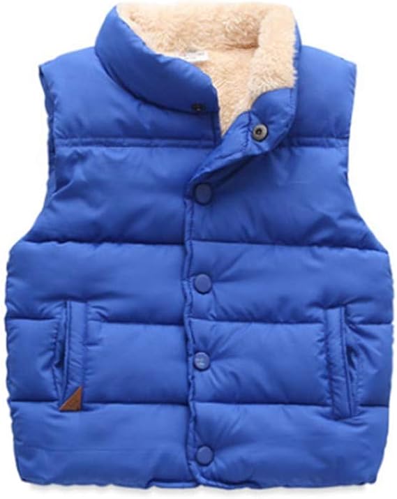 Amazon 中綿ベスト 男の子 女の子 裏起毛 子供服 ダウン キッズ アウター 防寒 ベスト 通販