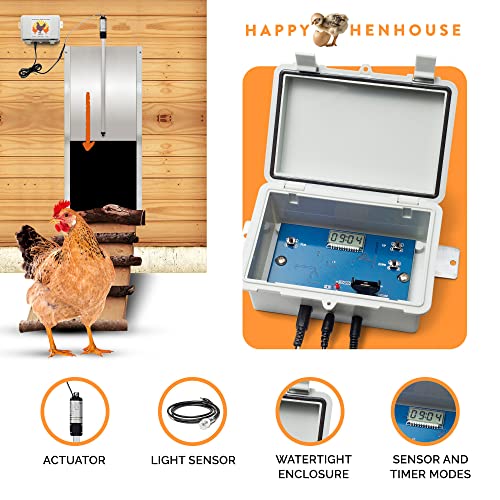 Happy Henhouse Shurlock Automatic Chicken Coop Door Opener Kit with
