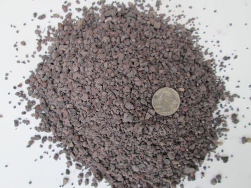 5 QTS - 1/32 -1/4" Lava rock for Bonsai Soil, Succulents, Cactus &amp; soil mixes