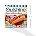 OUTSHINE Strawberry Rhubarb, Tangerine Medley & Blueberry Medley Frozen Fruit & Veggie Bars 12 Pack