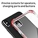 iPhone X Case - Double Layer Shock-Absorbant Material - Lightweight Slim Fit Design - Transparent Polycarbonate Backing - Drop-Resistant Protective Case for iPhone X (Red)