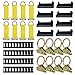 DC Cargo Mall E Track Rail Tie-Down Kit - 28 Piece Set Etrack kit -8' Rails, End Caps, Rope Tie Offs & O Ring Anchors - E track Accessories System Starter Kit for Securement in Trucks, Vans & Trailers