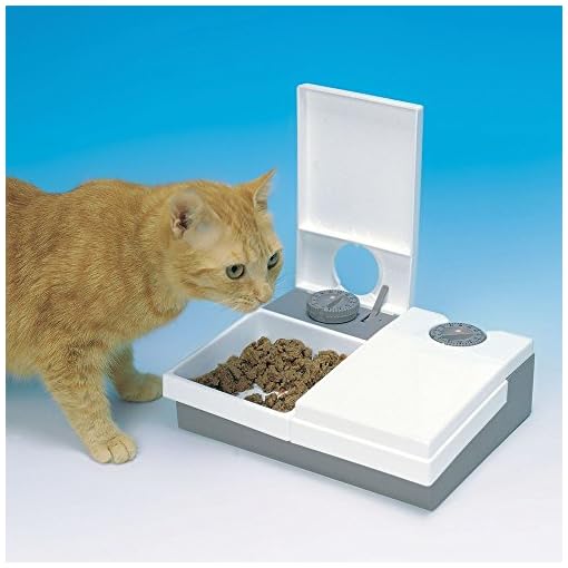 Cat Mate C20 2 Bowl Pet Feeder With Ice Pack Awesome Pet Supply Deals
