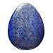 Jovivi Thumb Worry Stone - Palm Stones Pocket Natural Chakra Reiki Healing Crystals Therapy Geometry - Lapis Lazuli