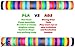 3D Pen Filament Refills 1.75mm PLA - 30 Vibrant Colors (300 Total Feet, 10 Feet Per Color) 5 Glow in the Dark Colors and more! for Dikale MYNT3D DigiHero Canbor Tecboss Soyan TIPEYE 3D Printing Pen