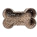 Bone Dry Pet Storage Collection, Bone Shape Hyacinth Toy Basket, Natural, Medium