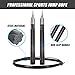 Vcall Jump Rope Workout Speed Rope Weighted Adjustable Self-Locking Exercise Skipping Rope with 1 Replaceable Cable for for Women Kids Men Fitness,Crossfit,Boxing,Training,Double Unders,Gym,Cardio