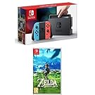 Nintendo Switch - Blu/Rosso Neon + The Legend of Zelda: Breath of the Wild