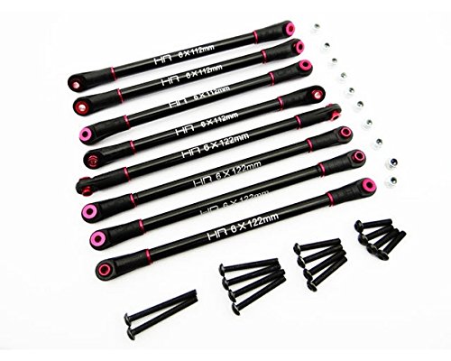 Hot Racing SCX305TL01 Upgrade Aluminum 4-Link Set for 12 305mm