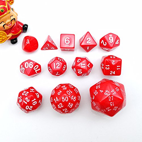 12pcs Set Solid Red