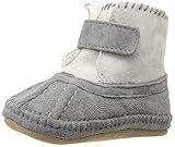 Robeez Girls' Galway Cozy Bootie Boot, Grey, 6-12 Months M US Infant