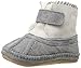Robeez Girls' Galway Cozy Bootie Boot, Grey, 6-12 Months M US Infant