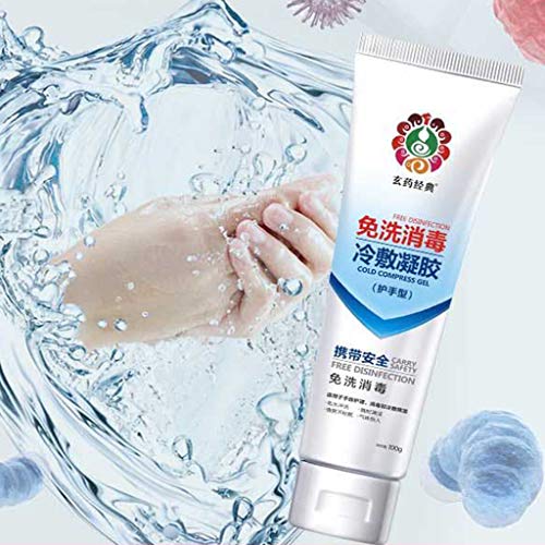 Disposable Hand Sanitizer, Vorname 100ML Cold Compress Gel Long-Lasting Speed Handwash Hand Lotion, Hand Soap Gel Odor Sanitizers,Instant Skin Cleansing for Adults Children Cleaner