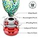 Muse Garden Glass Humming Bird Feeders for Outdoors - 27OZ Blown Glass Hummingbird Feeder - Unique Gift for Mom Gardeners Women, Outdoors Hanging Garden Decor, Includes Ant Moat & Brush, Starry Night