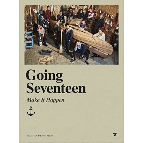 Seventeen 3rd Mini Album Going Seventeen Ver.2 [Make it Happen] CD + Photobook + Member Photocard + Unit Photocard + Paddle Bookmark + Boarding Pass + Lyrics Paper