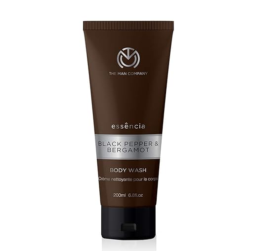 The Man Company Anti odour Body wash to detoxify Skin- Black Pepper and Bergamot (200 ml)