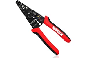 YsDiYxYw Wire Stripper, 3rd Generation Wire CrimpingTool, 8IN Professional Wire Strippers Cutter for Stripping, Cutting, Sharpening, Cable Cutting from 10-22 AWG