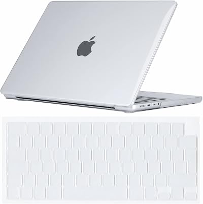 Se7enline Clear Case for MacBook Pro 14 inch 2021-2025 Crystal Hard Shell