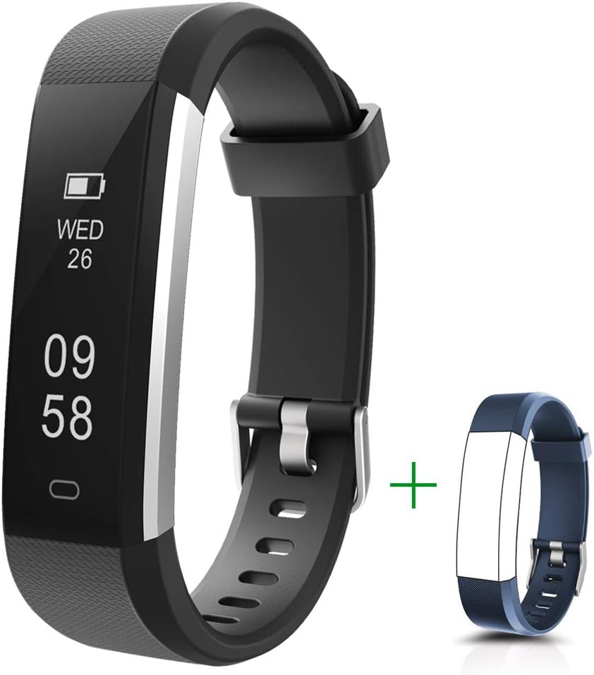 Ultrathin Fitness Tracker, CHEREEKI Fitness Trackers with IP67 Waterproof Activity Tracker Sport Smart Watch Smartwatch Sleep Monitor Message Push SNS Alert for Android Phone and iOS iPhone