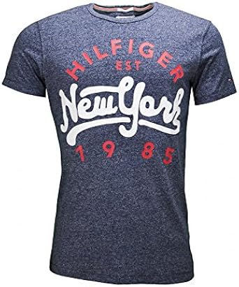 t shirt tommy hilfiger bleu marine