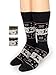 WARRIOR ALPACA SOCKS - Fun Reindeer - Fair Isle Alpaca Wool Socks - Warm, Winter, Novelty, Holiday Sox - Unisex