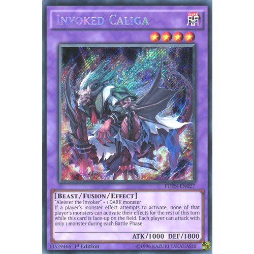 invoked cards yugioh Yugioh Invoked Magellanica FUEN-EN031 Secret Rare 1st Edition NM main image 0