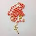 12 X Bulk Super Chic Mixed Color Rosary Necklace with Word for Baptism, First Communion/Religious Favor Gift Bag Included 19