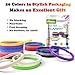 3D Pen Filament 400 Feet 20 Colors, dikale 3D Printing Pen Refills PLA Bonus 250 Stencil eBook, 3D Printer Pen Filament 1.75mm Smooth Printing