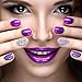 Anezus 7100 Pcs Nail Art Rhinestones Nail Gems Kit with 30 Assorted Colors Nail Art Striping Tape and Pickup Tools for Nail Art Supplies Accessories
