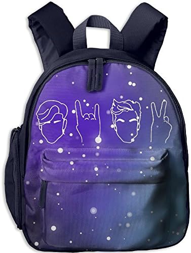 Dolan Twins Stone Scissors 3D Print Student Backpack Kids Fashion Schoolbag