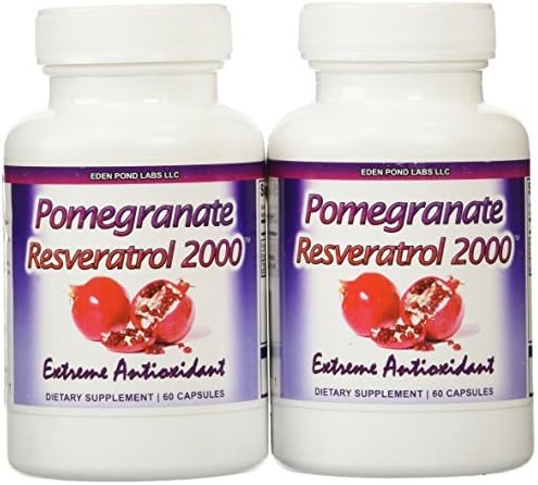Eden Pond Pomegranate Resveratrol Fat Burner, 2 Count by Eden Pond