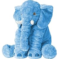 Kenmont Cute Plush Elephant Stuffed Animal Toy Soft Toys Kids Gifts (Blue)