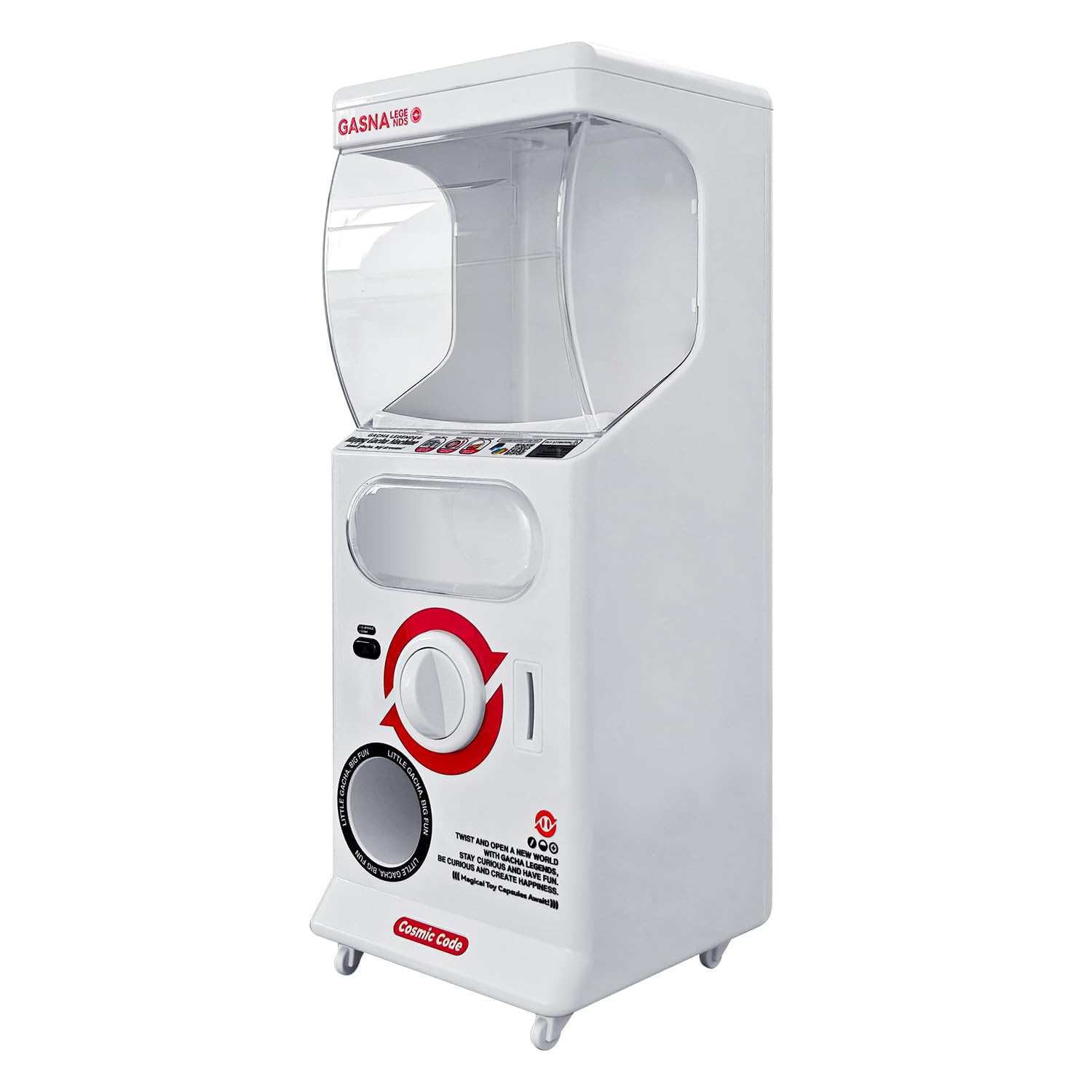 Photo 1 of POZCMJM Capsule Vending Machine Kids Toys Mini Vending Machine 25 Cents Side Coin Operated Gumball Prize Machine Maker Arcade Fidget Toys Claw Machine Game For Adults Sensory Toys Dolls Gifts