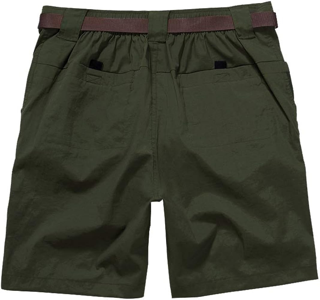 mens adjustable waist shorts