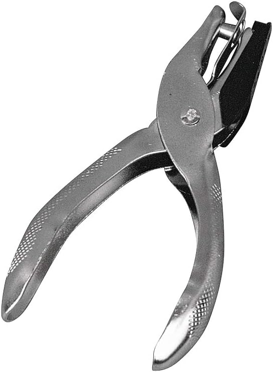 Rayher 8929000 Single Hole Punch Pliers for Card Making Scrapbooking and Other Craft Projects, Hole Diameter 6mm