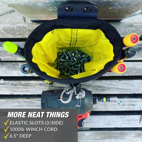 Clip-On Tool Belt Bag For Tools Screws, And Nails Great Electrician