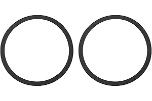 uxcell Black 12 Inch EVA Foam Speaker Edge Surround Rings Replacement Parts for Speaker Repair or DIY 2 Pcs