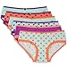 Lucky & Me | Ava Little Girls Bikini Underwear | Tagless | Soft Cotton Modal Spandex Blend | Colorful | 6-Pack