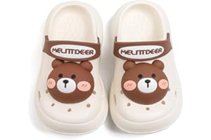 KidRtsk Toddler Boys Girls Cute Garden Water Clogs Cartoon Slip On Sandals Lightweight Slipper Outdoor Summer Swimming Pool Infant Children Beach Pool Shoes