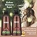 SKYMORE Moroccan Argan Oil Shampoo and Conditioner Set, Natural Hair Treatment for Dry Damaged or Color Treated Hair, Care All Hair Types