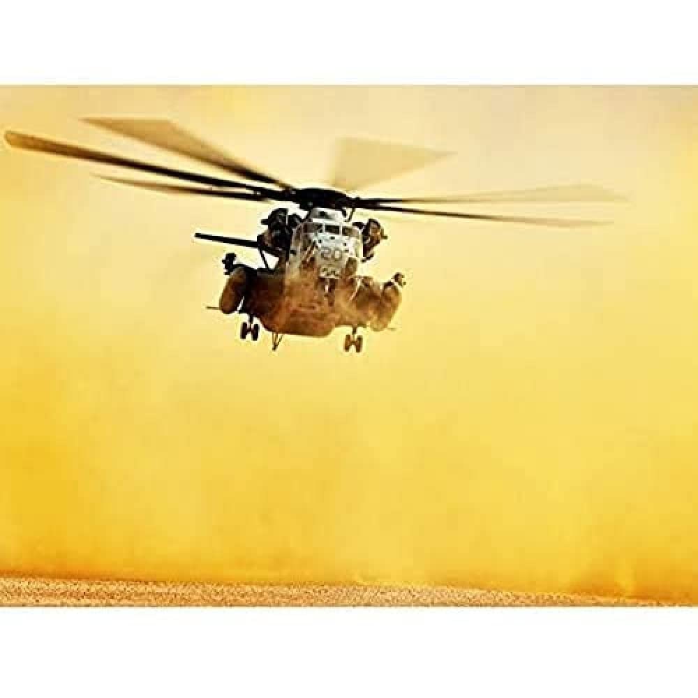 Military USA Marine Corps CH-53E Super Stallion Helicopter Photo Art Print Canvas Premium Wall Decor Poster Mural