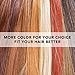 SEIKEA Natural Long Hair Ponytail Extension Clip in Straight Hair 28 Inch Synthetic Hairpiece - Dark Brown (Little Reddish)